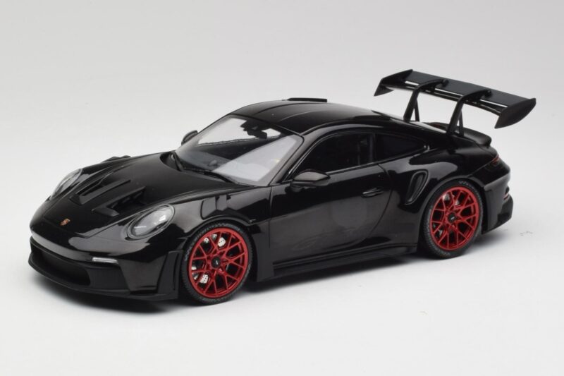 Porsche 911 992 GT3 RS Black & Red Wheels & Black Decor Minichamps 1:18 Porsche 911 992 GT3 RS Black & Red Wheels & Black Decor Minichamps 1:18 153062240 Diecast