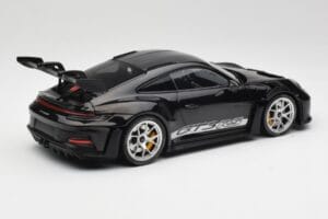 Porsche 911 992 GT3 RS Black With Silver Wheels Minichamps 1:18 155062231 Diecast - image 2 of 6