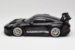 Porsche 911 992 GT3 RS Black With Silver Wheels Minichamps 1:18 155062231 Diecast - image 3 of 6