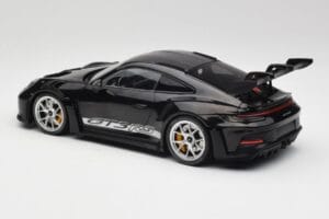 Porsche 911 992 GT3 RS Black With Silver Wheels Minichamps 1:18 155062231 Diecast - image 5 of 6