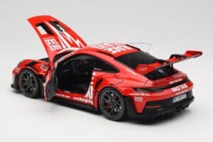 Porsche 911 992 GT3 RS Getspeed Race Taxi Guards Red Minichamps 1:18 110062040 Diecast - image 5 of 8