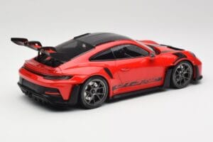 Porsche 911 992 GT3 RS Guards Red & Silver Wheels Weissach Package Minichamps 1:18 153062246 Diecast - image 2 of 6