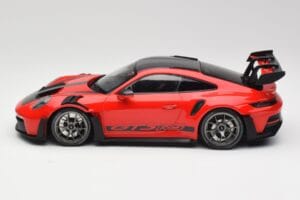 Porsche 911 992 GT3 RS Guards Red & Silver Wheels Weissach Package Minichamps 1:18 153062246 Diecast - image 3 of 6