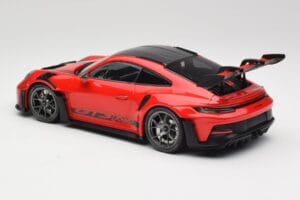 Porsche 911 992 GT3 RS Guards Red & Silver Wheels Weissach Package Minichamps 1:18 153062246 Diecast - image 5 of 6