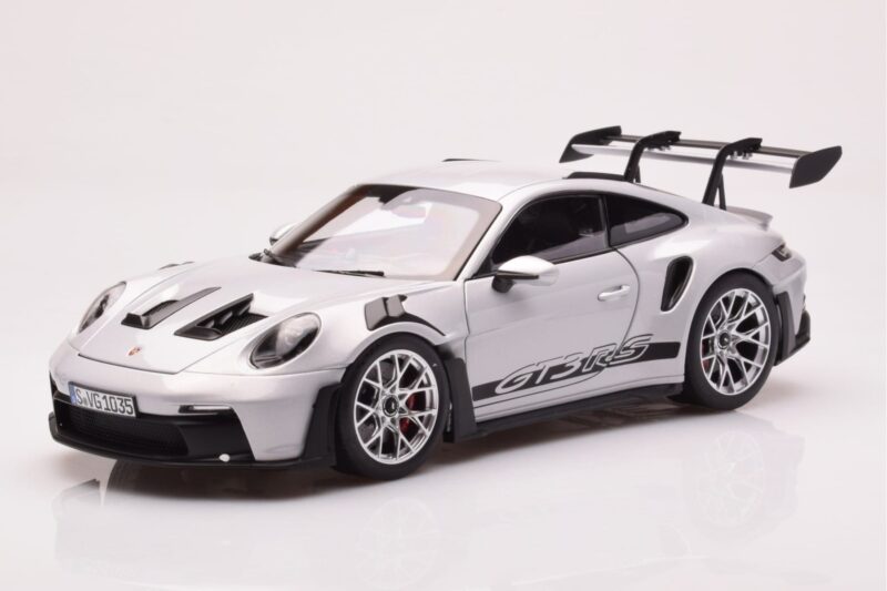 Porsche 911 992 GT3 RS Ice Grey Norev 1:18 187359 Diecast