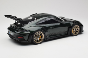 Porsche 911 992 GT3 RS Jet Green Metallic Black Norev 1:12 127532 Diecast - image 2 of 6
