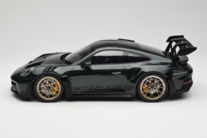 Porsche 911 992 GT3 RS Jet Green Metallic Black Norev 1:12 127532 Diecast - image 3 of 6