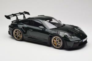 Porsche 911 992 GT3 RS Jet Green Metallic Black Norev 1:12 127532 Diecast - image 4 of 6