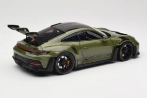 Porsche 911 992 GT3 RS Nato Olive & Black Wheels Minichamps 1:18 110062027 Diecast - image 3 of 8