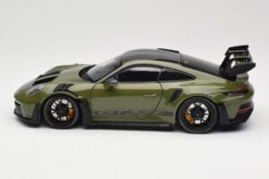 Porsche 911 992 GT3 RS Nato Olive & Black Wheels Minichamps 1:18 110062027 Diecast - image 4 of 8