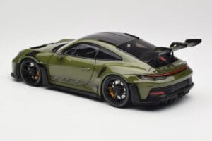Porsche 911 992 GT3 RS Nato Olive & Black Wheels Minichamps 1:18 110062027 Diecast - image 7 of 8