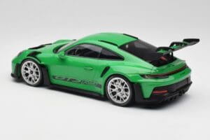 Porsche 911 992 GT3 RS Python Green & Silver Wheels & Black Decor Minichamps 1:18 153062235 Diecast - image 5 of 6