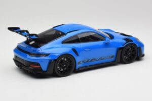 Porsche 911 992 GT3 RS Shark Blue & Black Wheels Minichamps 1:18 153062233 Diecast - image 2 of 6