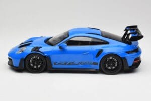 Porsche 911 992 GT3 RS Shark Blue & Black Wheels Minichamps 1:18 153062233 Diecast - image 3 of 6