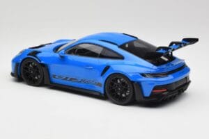 Porsche 911 992 GT3 RS Shark Blue & Black Wheels Minichamps 1:18 153062233 Diecast - image 5 of 6