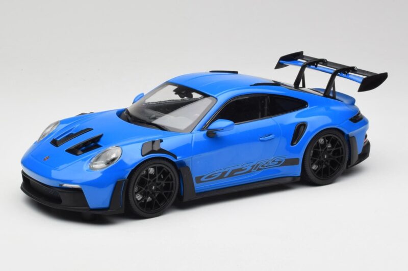 Porsche 911 992 GT3 RS Shark Blue & Black Wheels Minichamps 1:18 Porsche 911 992 GT3 RS Shark Blue & Black Wheels Minichamps 1:18 153062233 Diecast