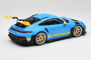 Porsche 911 992 GT3 RS Shark Blue & Yellow Decor Concept Minichamps 1:18 911992001 Diecast - image 3 of 8