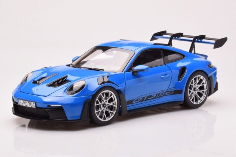 Porsche 911 992 GT3 RS Sharkblue Norev 1:18 187358 Diecast