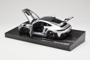 Porsche 911 992 GT3 RS Silver Weissach Package Minichamps 1:18 110062020 Diecast - image 5 of 8