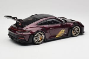 Porsche 911 992 GT3 RS Ultraviolet & Silver Wheels Minichamps 1:18 110062029 Diecast - image 3 of 8