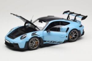 Porsche 911 992 GT3 RS Weissach Pack Gulf Blue Norev 1:18 187367 Diecast - image 2 of 8