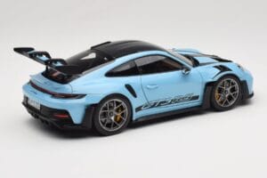 Porsche 911 992 GT3 RS Weissach Pack Gulf Blue Norev 1:18 187367 Diecast - image 3 of 8
