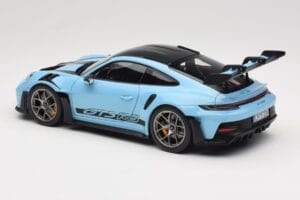 Porsche 911 992 GT3 RS Weissach Pack Gulf Blue Norev 1:18 187367 Diecast - image 7 of 8