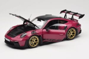 Porsche 911 992 GT3 RS Weissach Package Ruby Star Norev 1:18 187370 Diecast - image 2 of 8