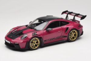 Porsche 911 992 GT3 RS Weissach Package Ruby Star Norev 1:18 187370 Diecast
