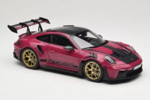 Porsche 911 992 GT3 RS Weissach Package Ruby Star Norev 1:18 187370 Diecast - image 6 of 8