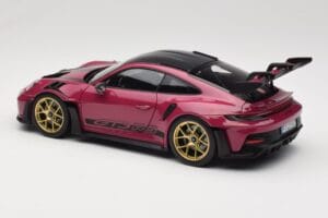 Porsche 911 992 GT3 RS Weissach Package Ruby Star Norev 1:18 187370 Diecast - image 7 of 8