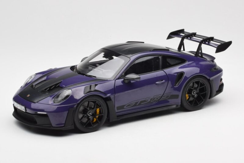 Porsche 911 992 GT3 RS Weissach Package Ultraviolet Norev 1:18 Porsche 911 992 GT3 RS Weissach Package Ultraviolet Norev 1:18 187368 Diecast