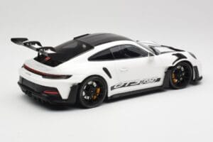 Porsche 911 992 GT3 RS White & Black Wheels Minichamps 1:18 155062230 Diecast - image 2 of 6