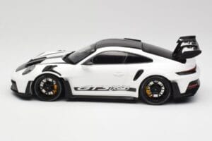 Porsche 911 992 GT3 RS White & Black Wheels Minichamps 1:18 155062230 Diecast - image 3 of 6