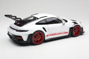 Porsche 911 992 GT3 RS White & Pyro Red Norev 1:12 127530 Diecast - image 2 of 6
