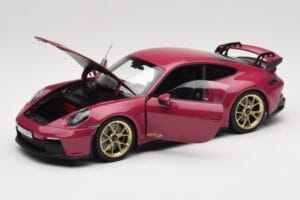 Porsche 911 992 GT3 Ruby Star Neo Norev 1:18 187381 Diecast - image 2 of 8