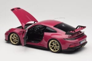 Porsche 911 992 GT3 Ruby Star Neo Norev 1:18 187381 Diecast - image 5 of 8
