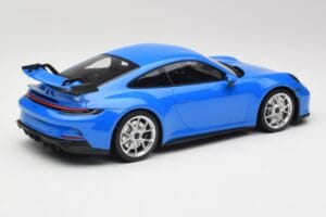 Porsche 911 992 GT3 Shark Blue & Silver Wheels Minichamps 1:18 143069015 Resin - image 2 of 6