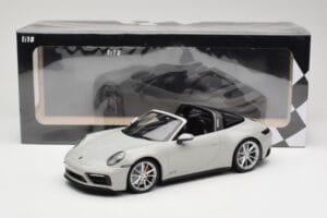 Porsche 911 992 Targa 4 GTS Grey Minichamps 1:18 155061064 Diecast - image 6 of 6