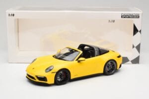 Porsche 911 992 Targa 4 GTS Yellow Minichamps 1:18 153061064 Diecast - image 6 of 6