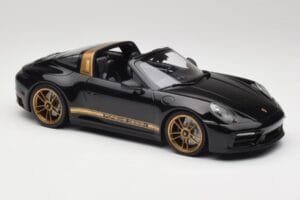 Porsche 911 992 Targa Porsche Design Black & Gold Concept Minichamps 1:18 PORSCHE001 Diecast - image 4 of 6