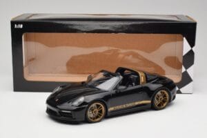 Porsche 911 992 Targa Porsche Design Black & Gold Concept Minichamps 1:18 PORSCHE001 Diecast - image 6 of 6