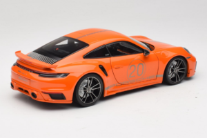 Porsche 911 992 Turbo S Coupe Sport Design Orange Minichamps 1:18 113069074 Diecast - image 3 of 8