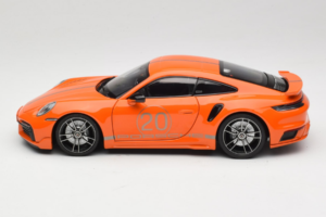 Porsche 911 992 Turbo S Coupe Sport Design Orange Minichamps 1:18 113069074 Diecast - image 4 of 8