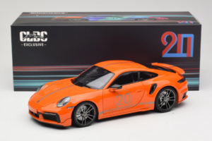 Porsche 911 992 Turbo S Coupe Sport Design Orange Minichamps 1:18 113069074 Diecast - image 8 of 8