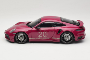 Porsche 911 992 Turbo S Coupe Sport Design Red Minichamps 1:18 113069075 Diecast - image 4 of 8