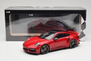 Porsche 911 992 Turbo S Red Minichamps 1:18 155069070 Diecast - image 6 of 6
