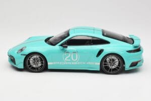 Porsche 911 992 Turbo S Sport Design Package Racing Green Minichamps 1:18 155069175 Diecast - image 3 of 6