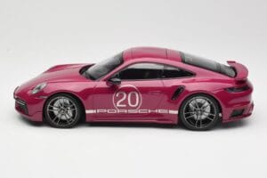Porsche 911 992 Turbo S with Sport Design Package Red Minichamps 1:18 155069172 Diecast - image 3 of 6