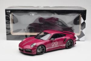 Porsche 911 992 Turbo S with Sport Design Package Red Minichamps 1:18 155069172 Diecast - image 6 of 6